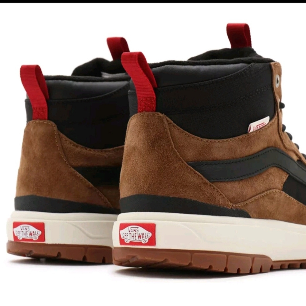 Vans UltraRange Exo Hi MTE-1 Boots Dachshund Brown Black Men Size 7 - Picture 8 of 10